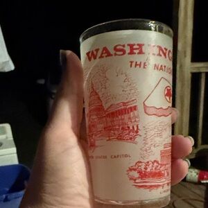 Washington D.C. Souvenir Glass